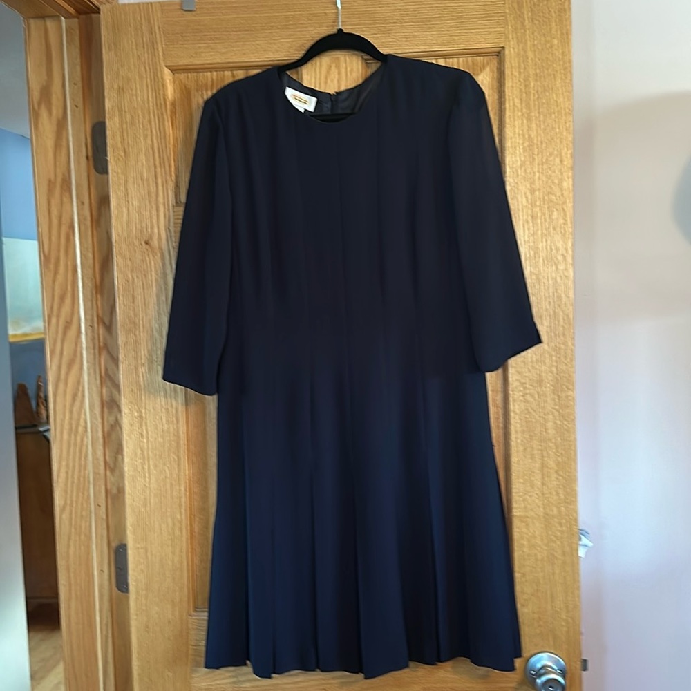 EUC Talbots Navy Dress.